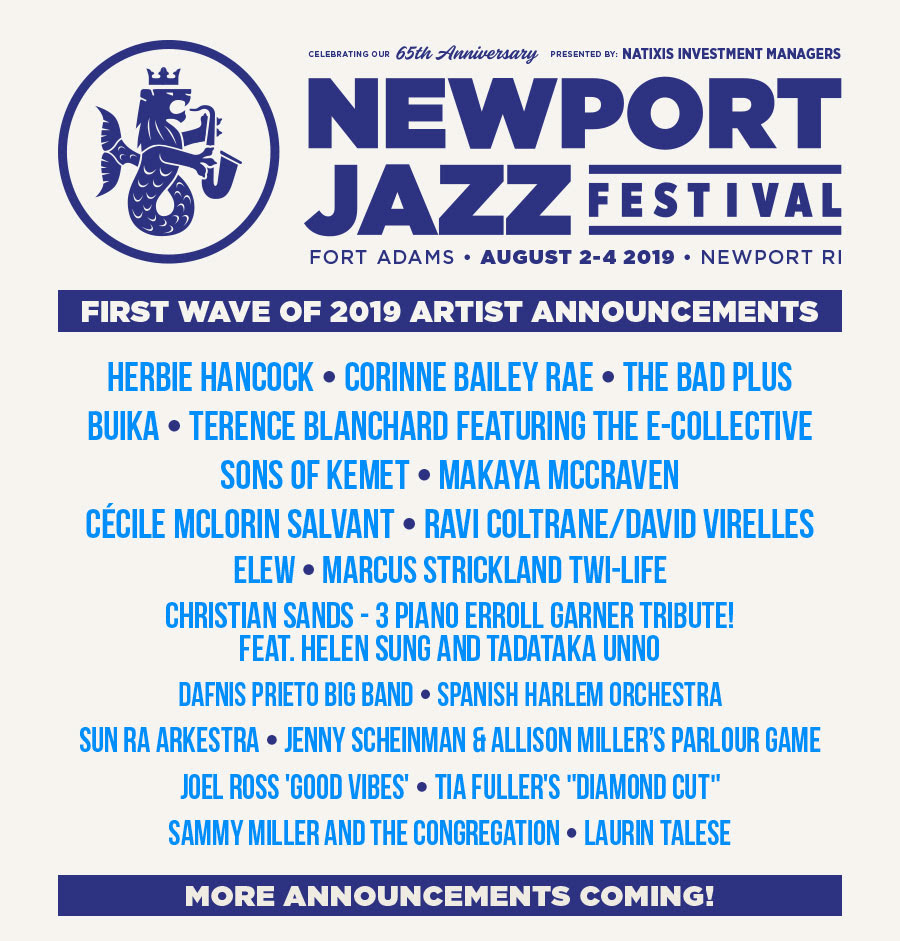 Newport Jazz Festival rolls out the first wave of 2019 acts